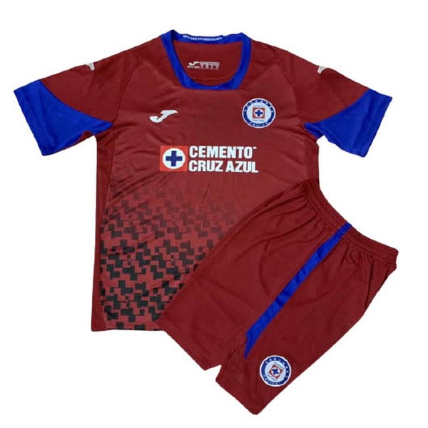 Maillot Football Cruz Bleu Third Enfant 2020-21 Rouge